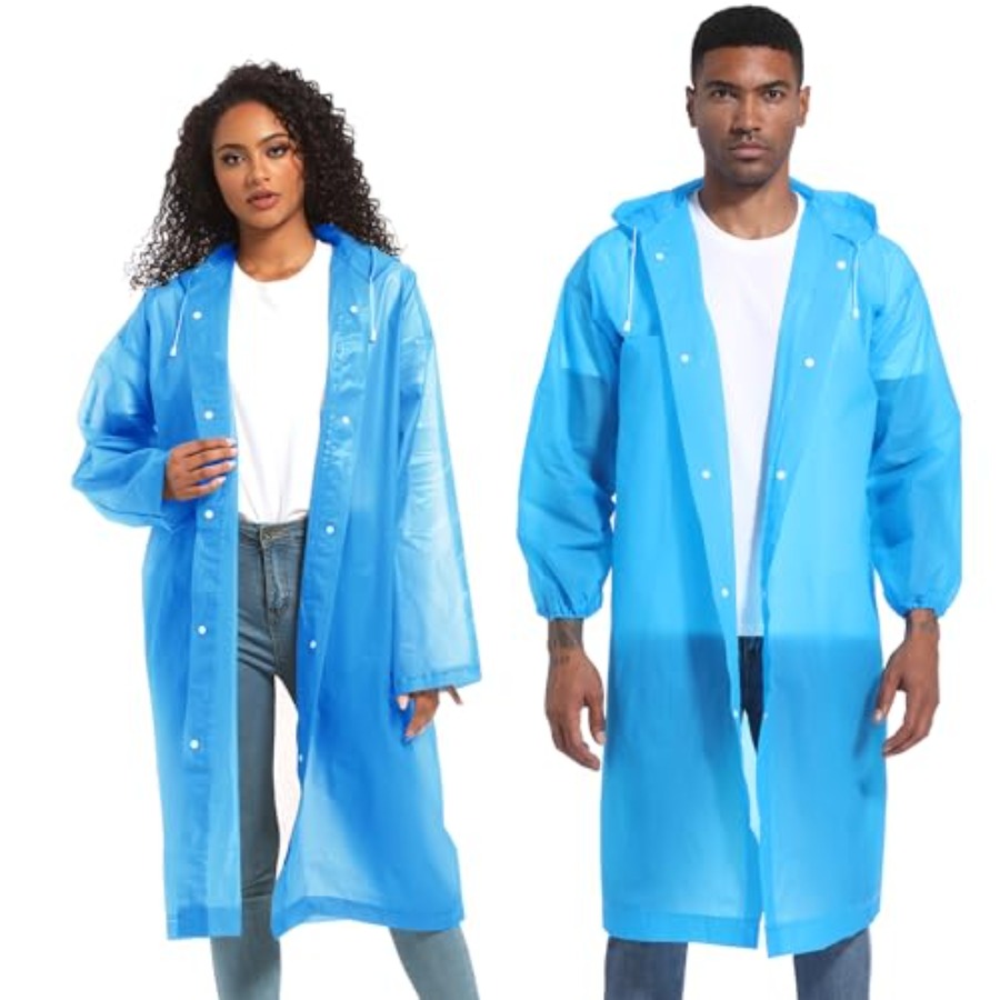 Emergency Poncho Rain - Rain Ponchos for Adults Raincoats 2