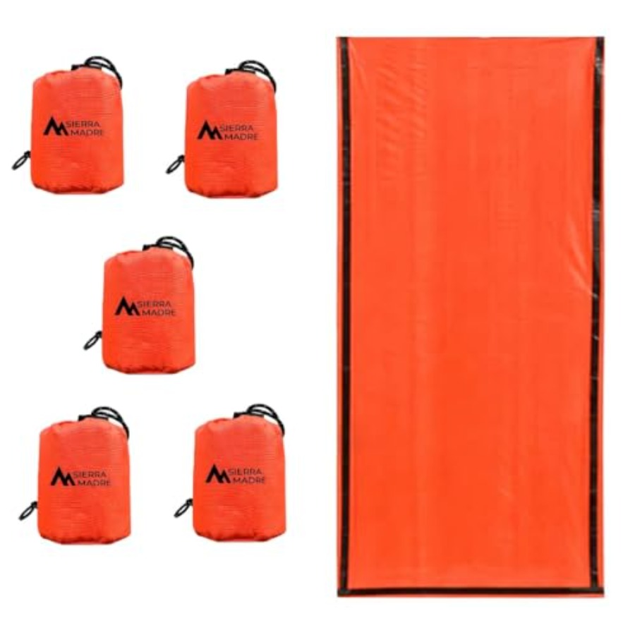 Emergency Mylar Tent - Emergency Sleeping Bag Ultralight, Waterproof Mylar