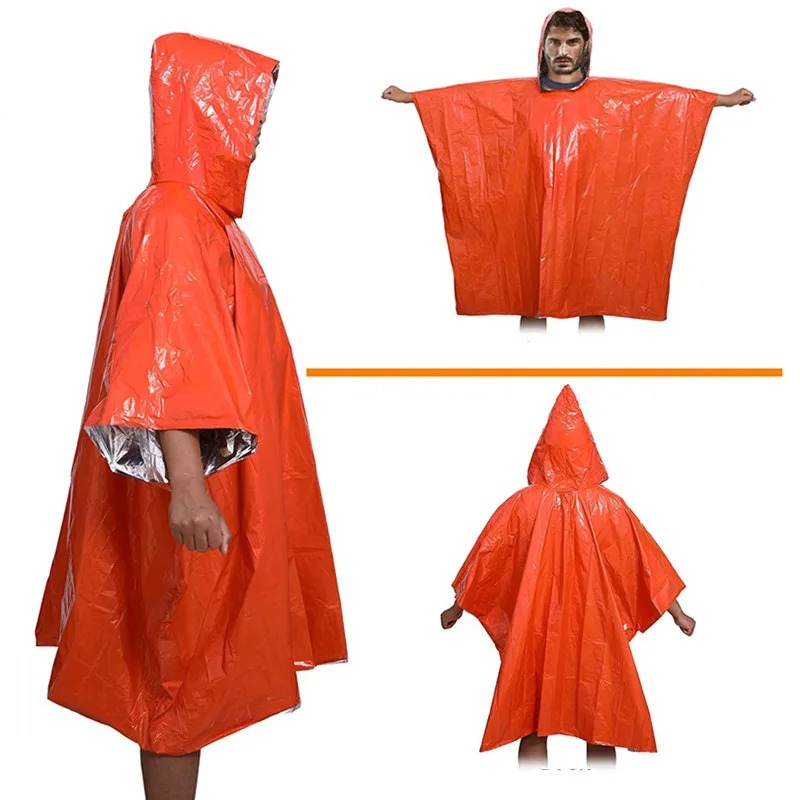 Camping Raincoat Waterproof Su - Survival Blanket Reflective reseña y precio
