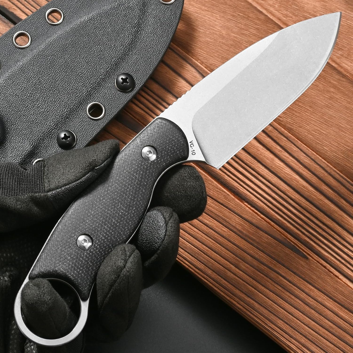 Eafengrow FF116 Fixed Blade Kn - Bushcraft Knife Fixed reseña y precio