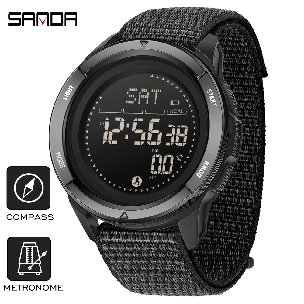 SANDA Brand Electronic Watches - Compass Lensatic reseña y precio