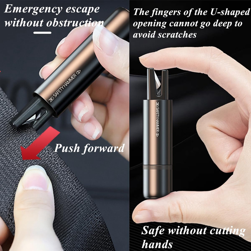 New 2 In 1 Car Safety Hammer E - Rescue Rope Throw reseña y precio