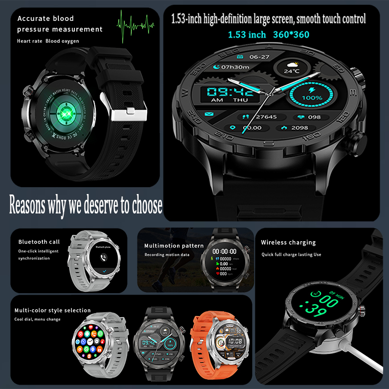New GPS Track Smart Watch Men  - Compass Lensatic reseña y precio