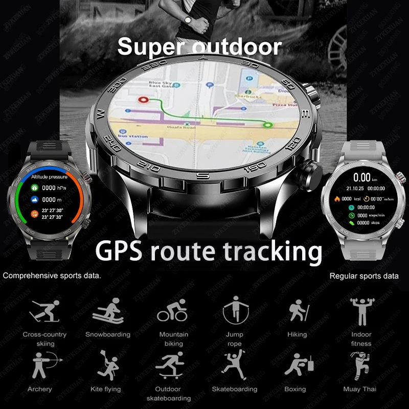 New GPS Track Smart Watch Men  - Compass Lensatic reseña y precio