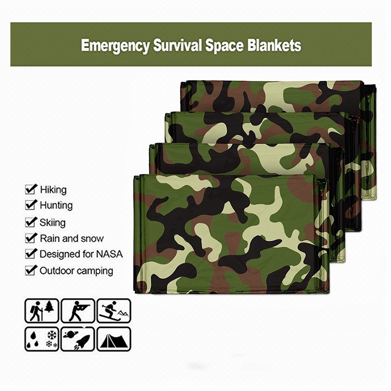 1pcs Emergency Thermal Blanket - Emergency Poncho Rain reseña y precio