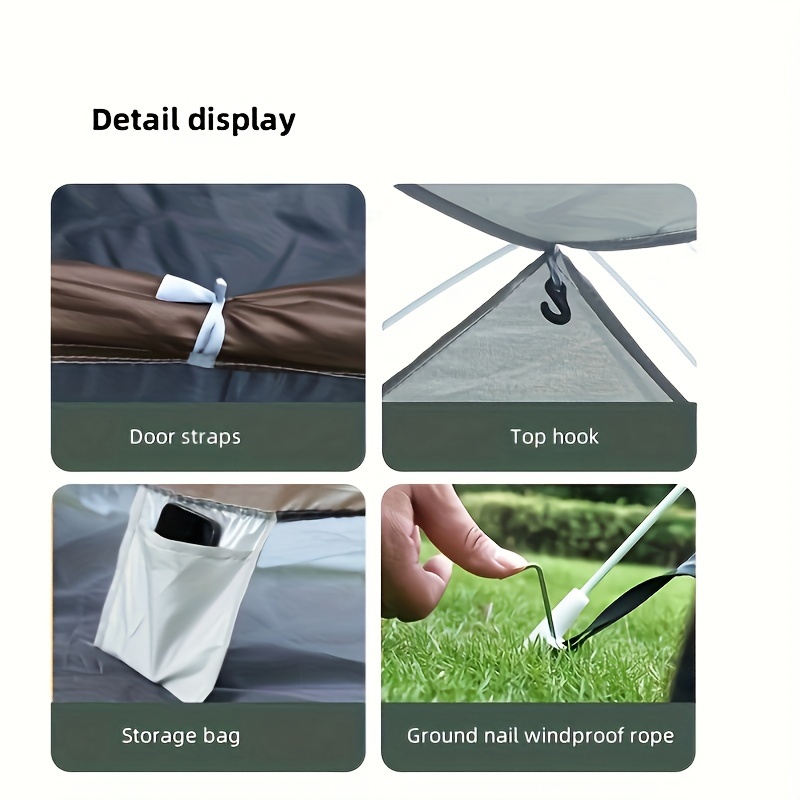 Outdoor Camping Portable Foldi - Emergency Mylar Tent reseña y precio