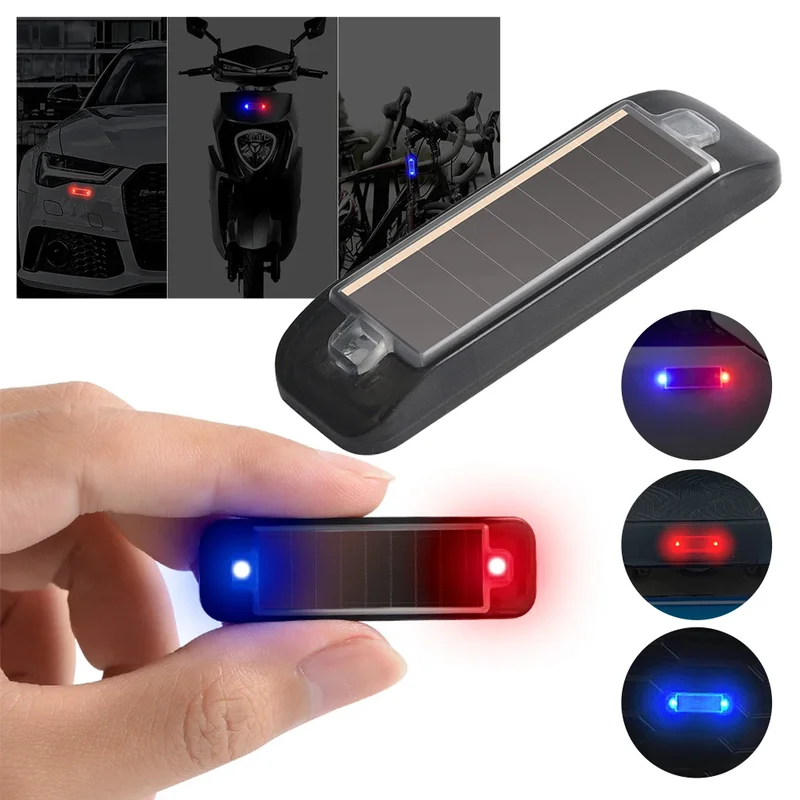 Mini LED solar power car warni - Sos Light Strobe reseña y precio