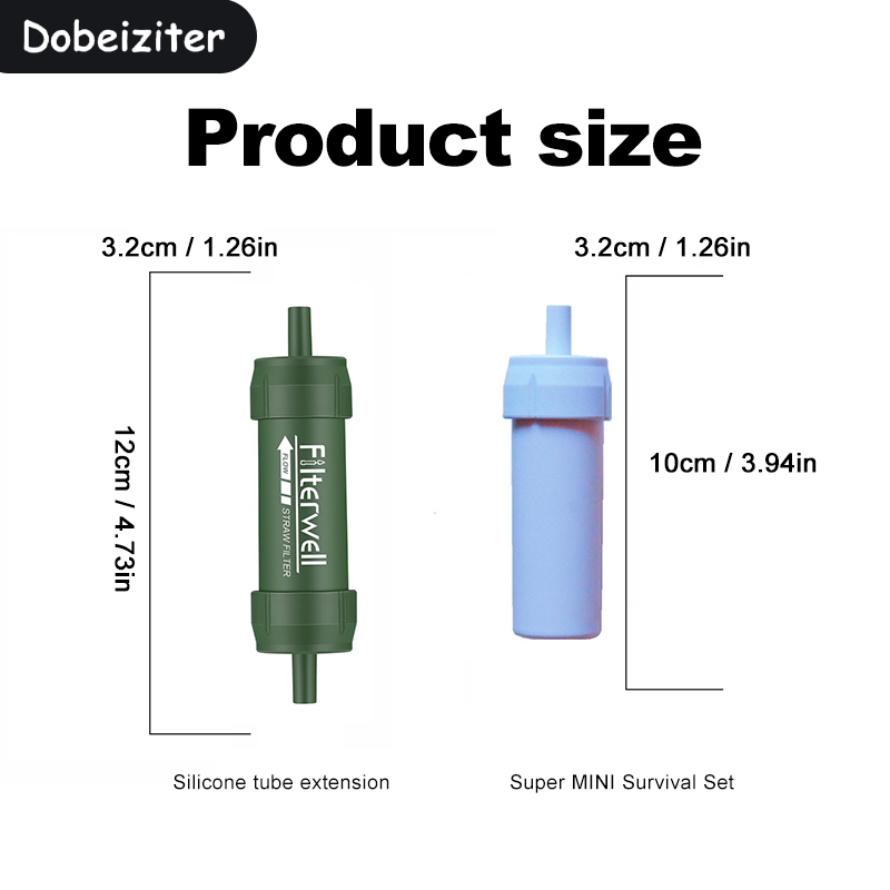 Mini Water Filter Straw Portab - Water Purification Straw reseña y precio