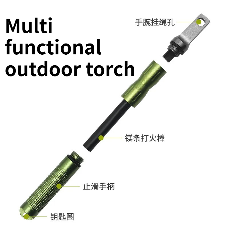 2PCS  Multifunctional Flint Wa - Magnesium Fire Starter reseña y precio