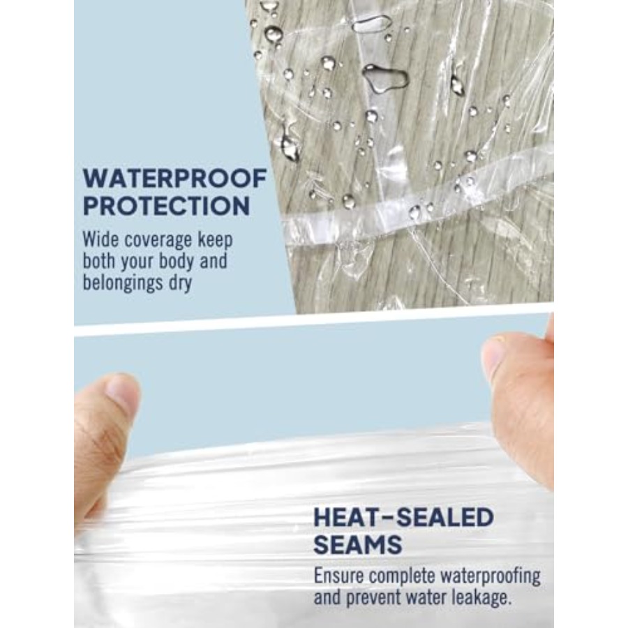 ANYOO Disposable Rain Poncho f - Emergency Poncho Rain reseña y precio
