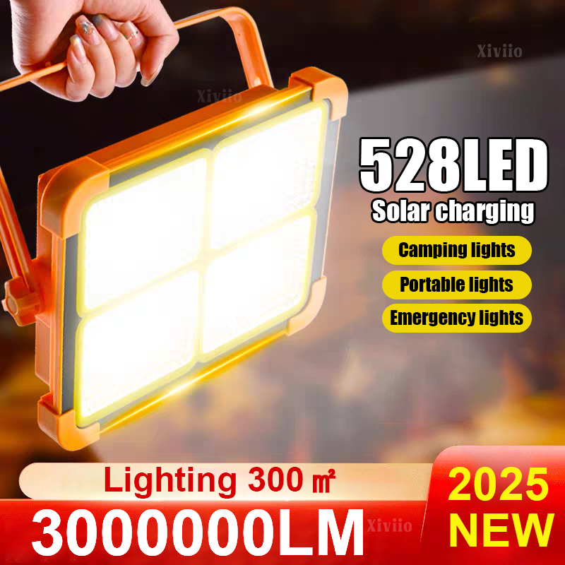 528LED Solar Charging Flood Li - Solar Emergency Charger reseña y precio