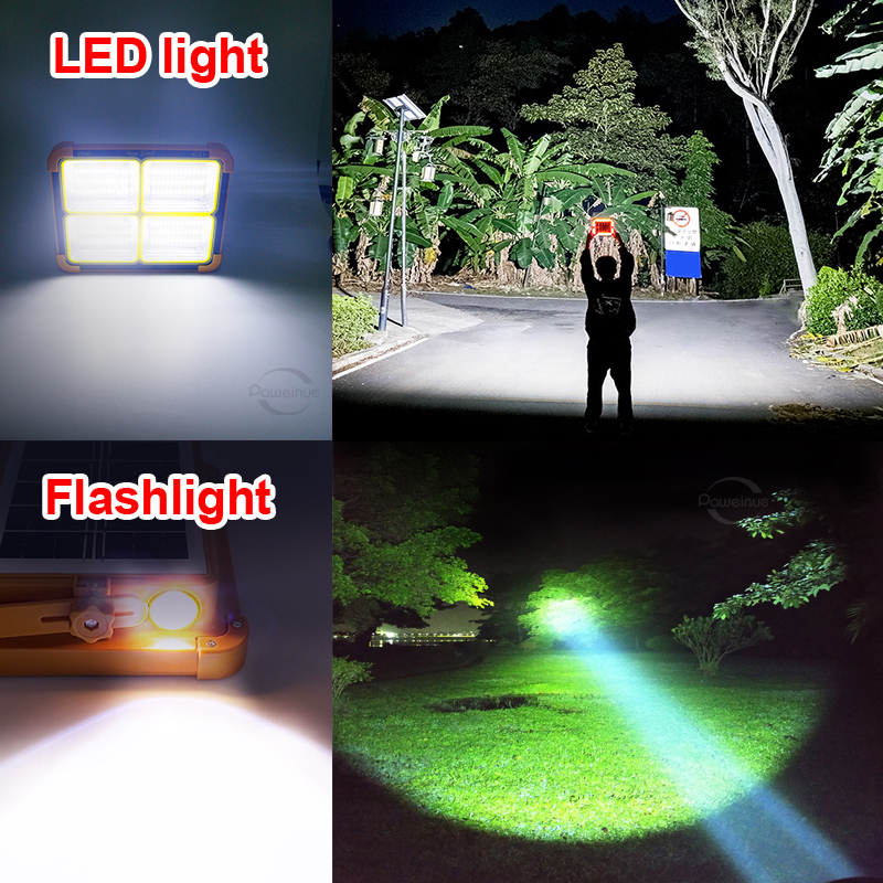 528LED Solar Charging Flood Li - Solar Emergency Charger reseña y precio