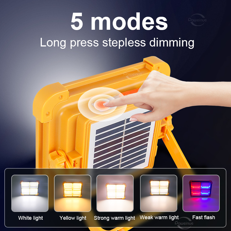 528LED Solar Charging Flood Li - Solar Emergency Charger reseña y precio