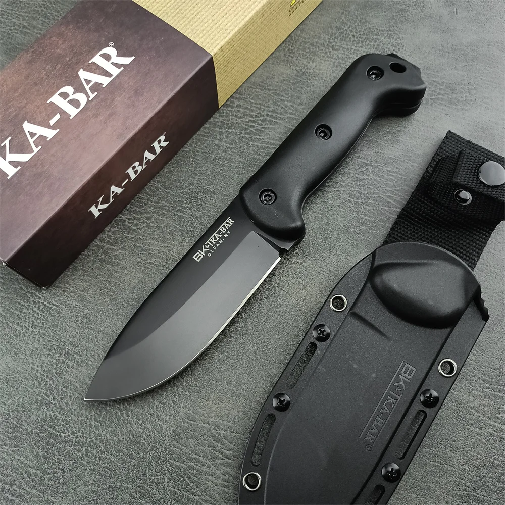 Fixed Blade Cutting Knife BK2  - Bushcraft Knife Fixed reseña y precio