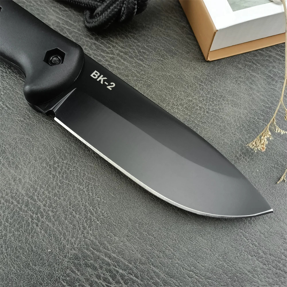 Fixed Blade Cutting Knife BK2  - Bushcraft Knife Fixed reseña y precio