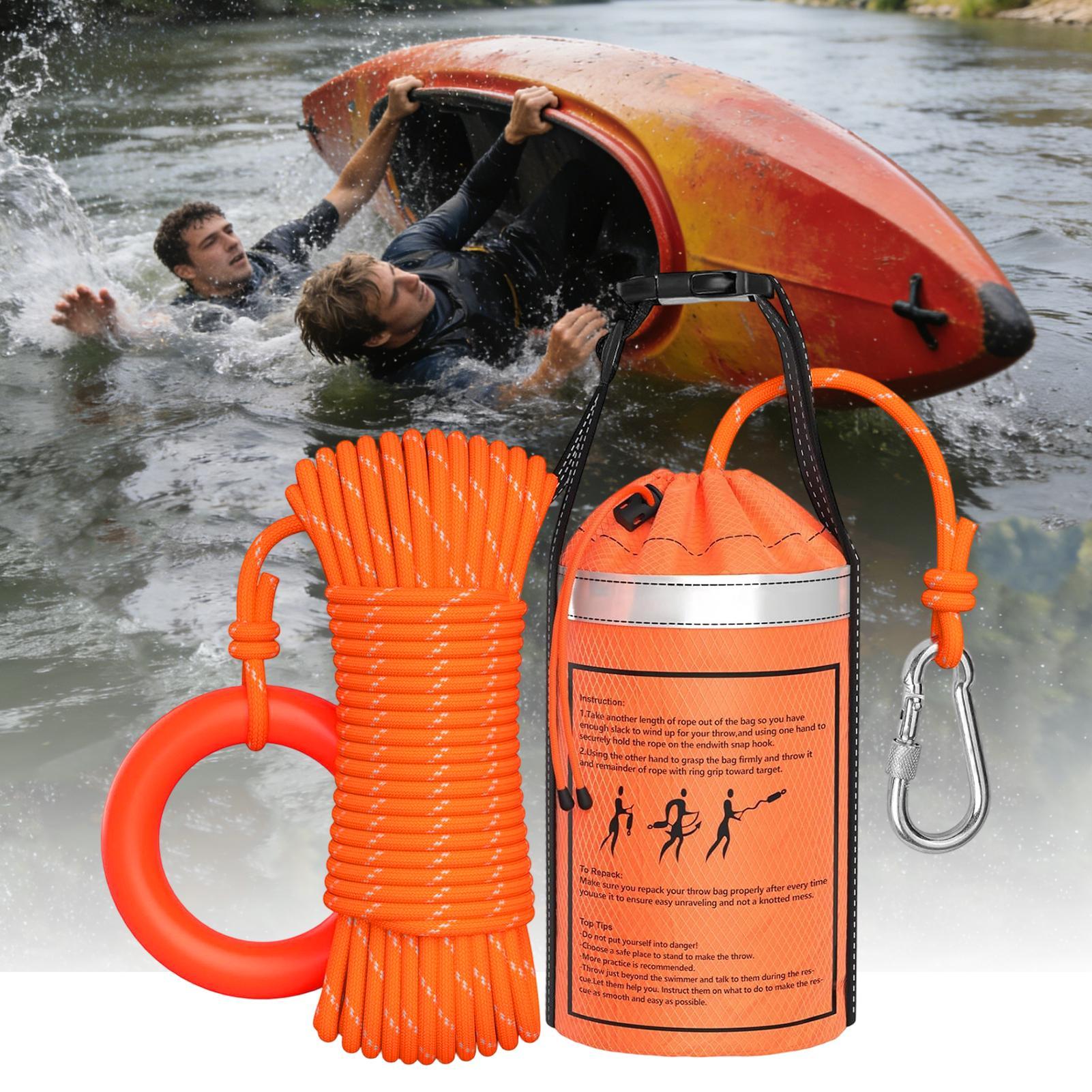 Water Rescue Throw Bag With Ro - Rescue Rope Throw reseña y precio