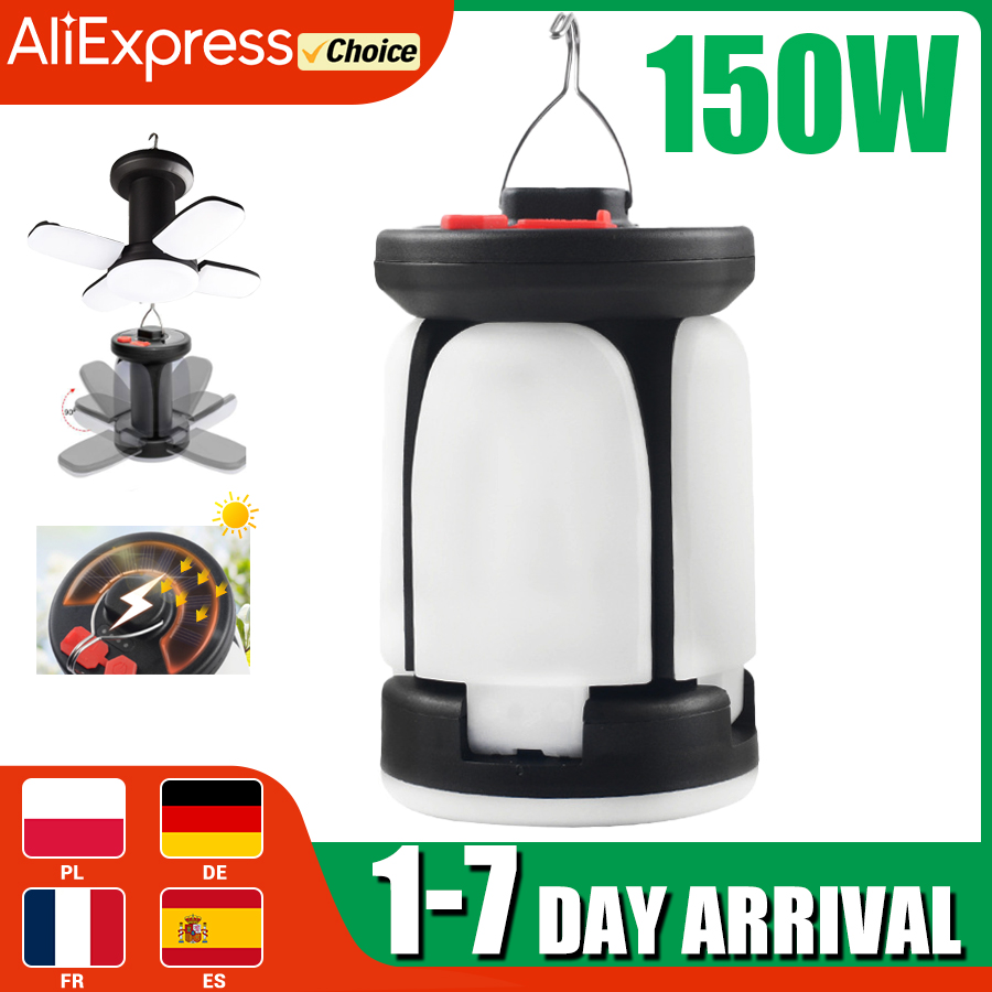 Outdoor Lighting LED Leaf Camp - Solar Emergency Charger reseña y precio