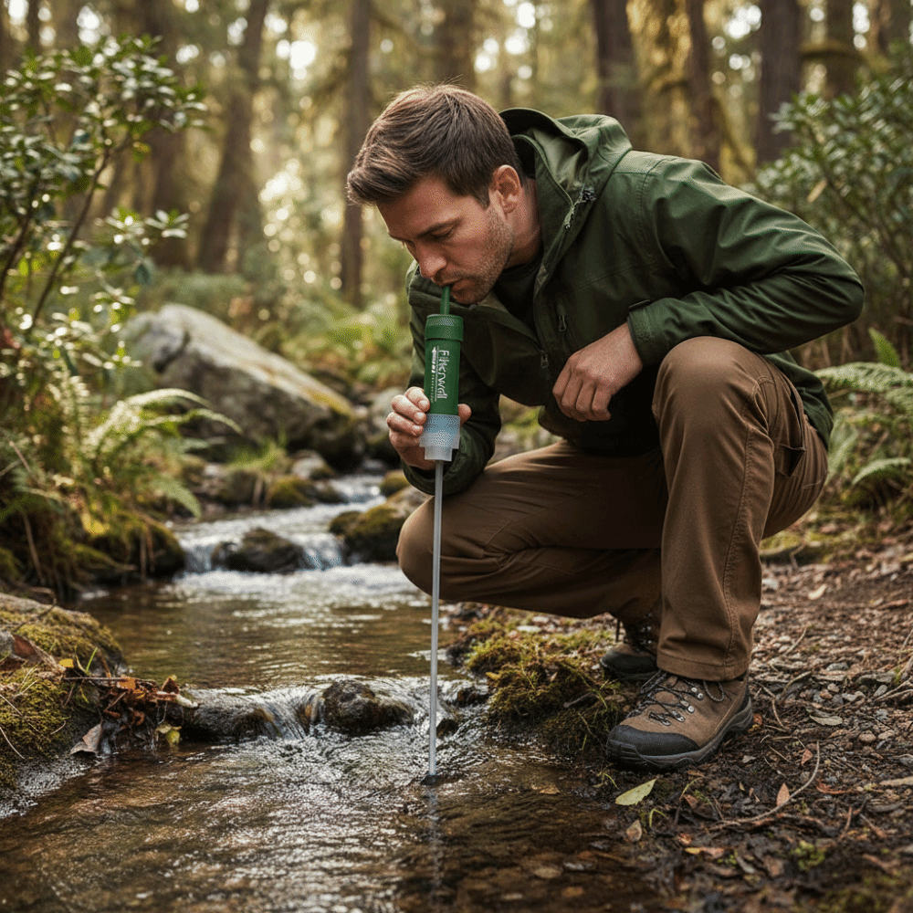 Mini Mini Water Filter Straw P - Water Purification Straw reseña y precio