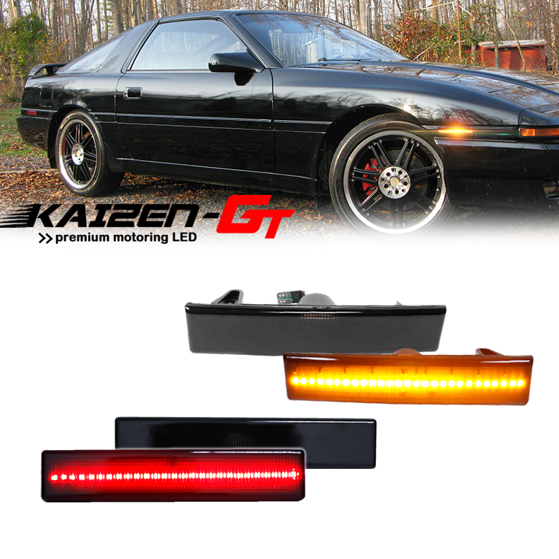 Front Amber / Rear Red LED Car - Signal Flare Kit reseña y precio