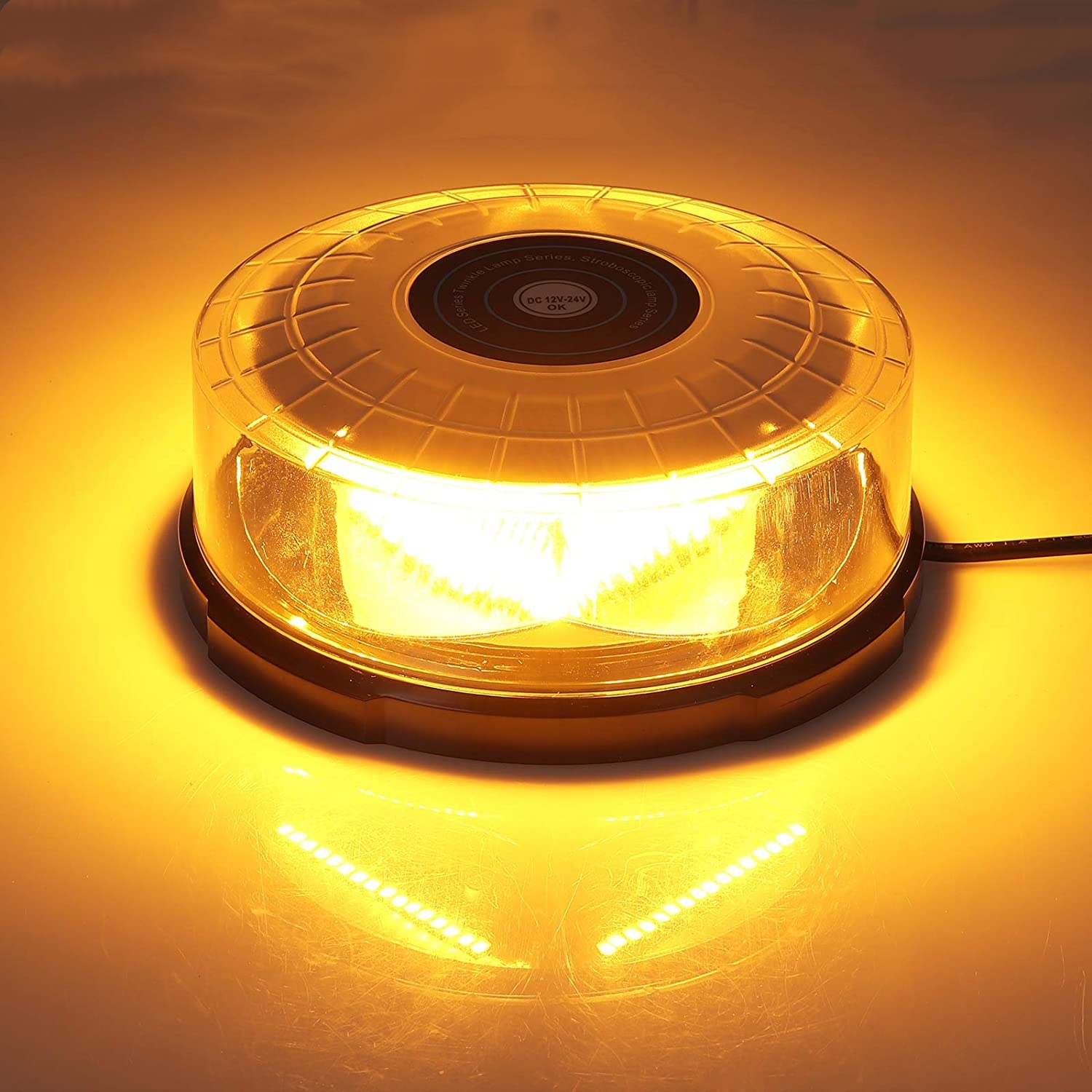 Yellow 24 LED Car Roof Ceiling - Sos Light Strobe reseña y precio