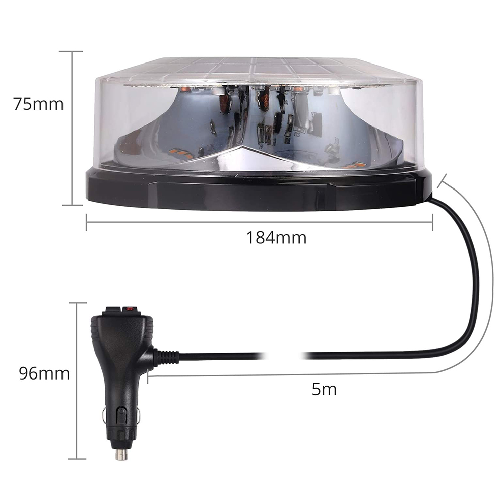 Yellow 24 LED Car Roof Ceiling - Sos Light Strobe reseña y precio