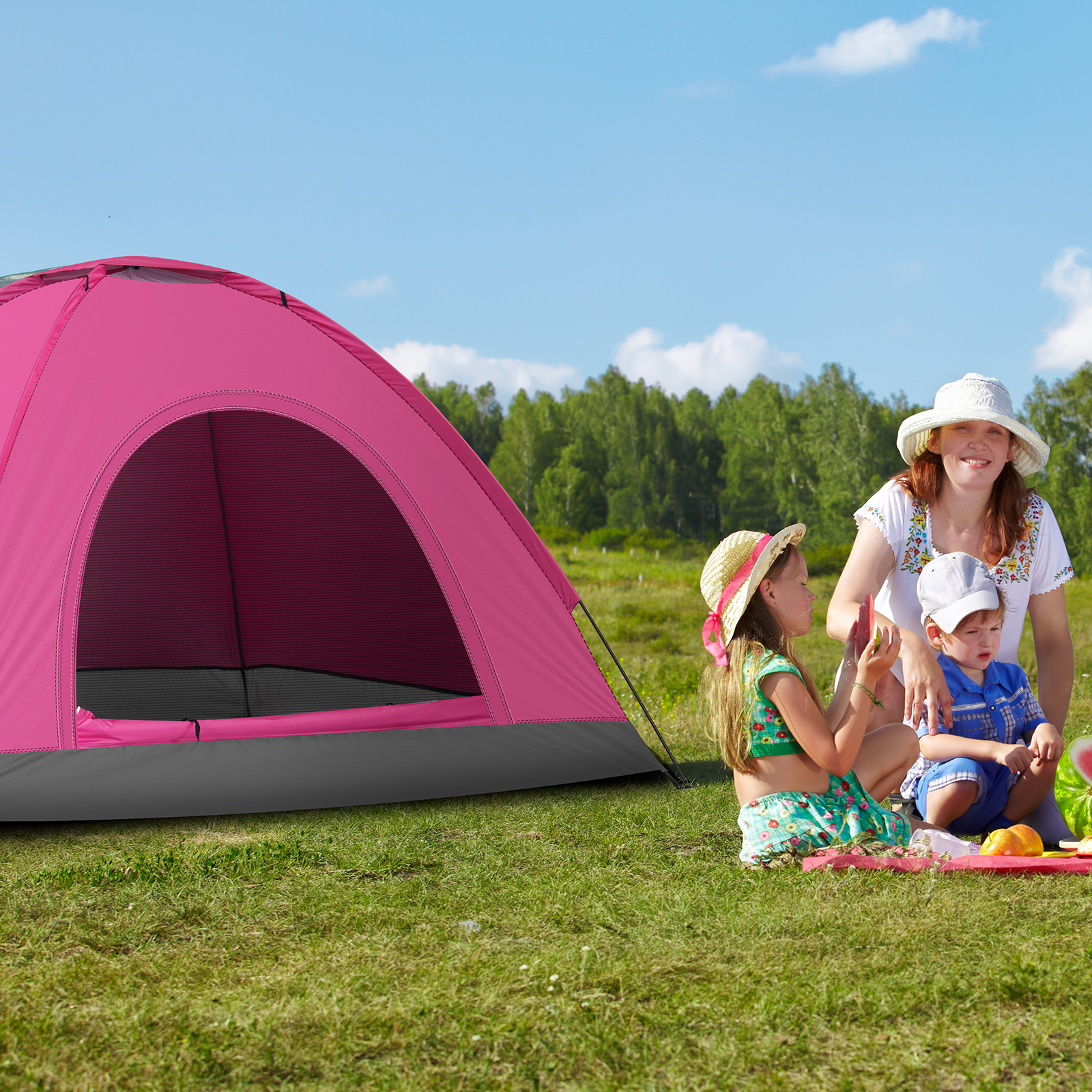 3 4 Person Camping Dome Tent W - Emergency Mylar Tent reseña y precio