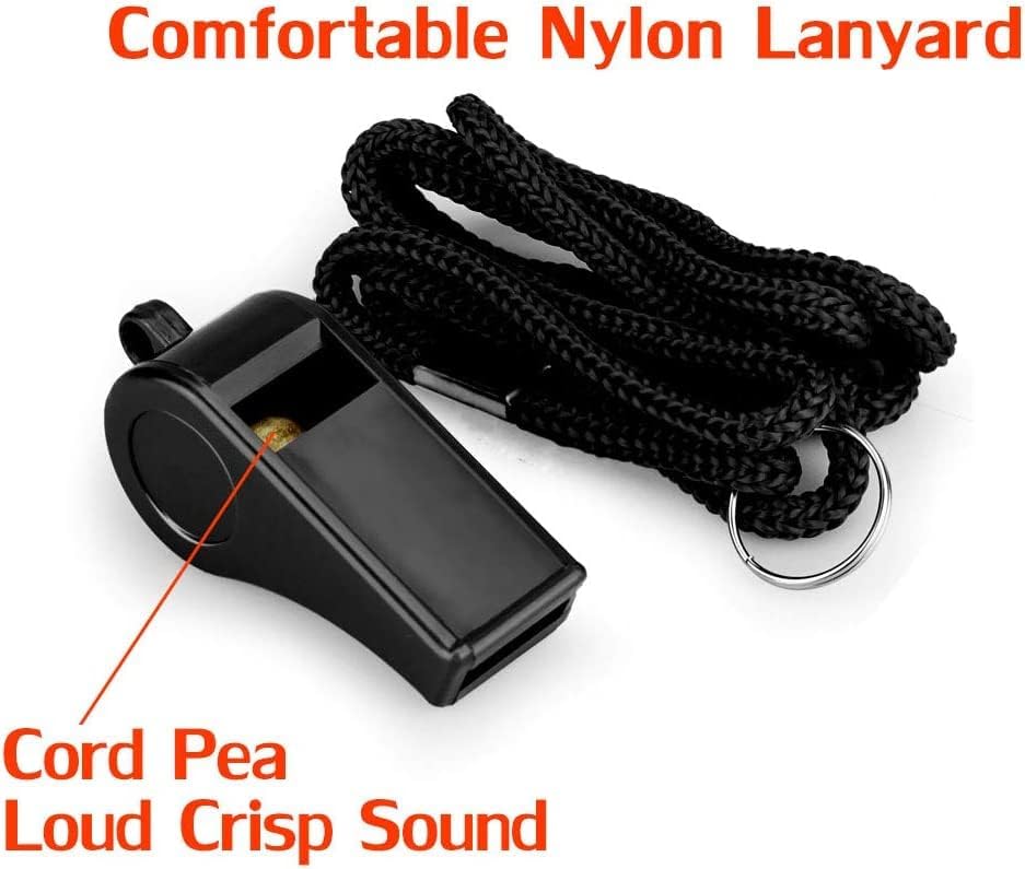 Whistles with Lanyard for Refe - Emergency Whistle Loud reseña y precio