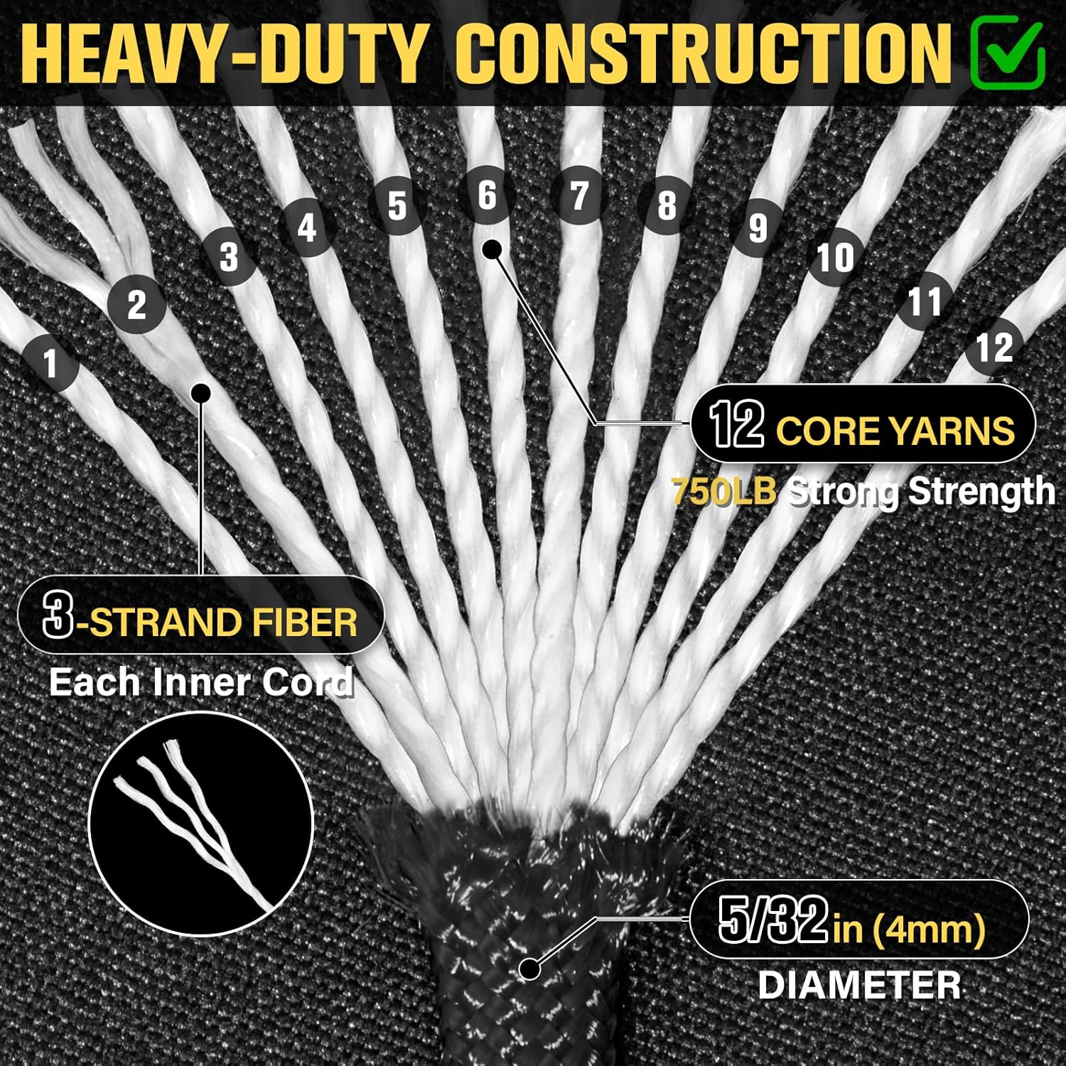 750lb Paracord Rope 1000ft/500 - Para Cord 1000Ft reseña y precio