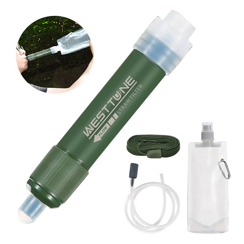 Outdoor Mini Filter Straw Set  - Water Purification Straw reseña y precio