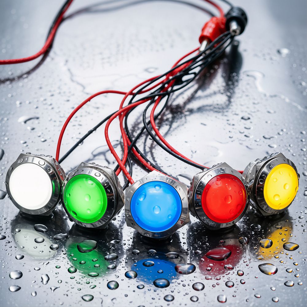 Metal LED Indicator Light 12mm - Signal Panel Orange reseña y precio