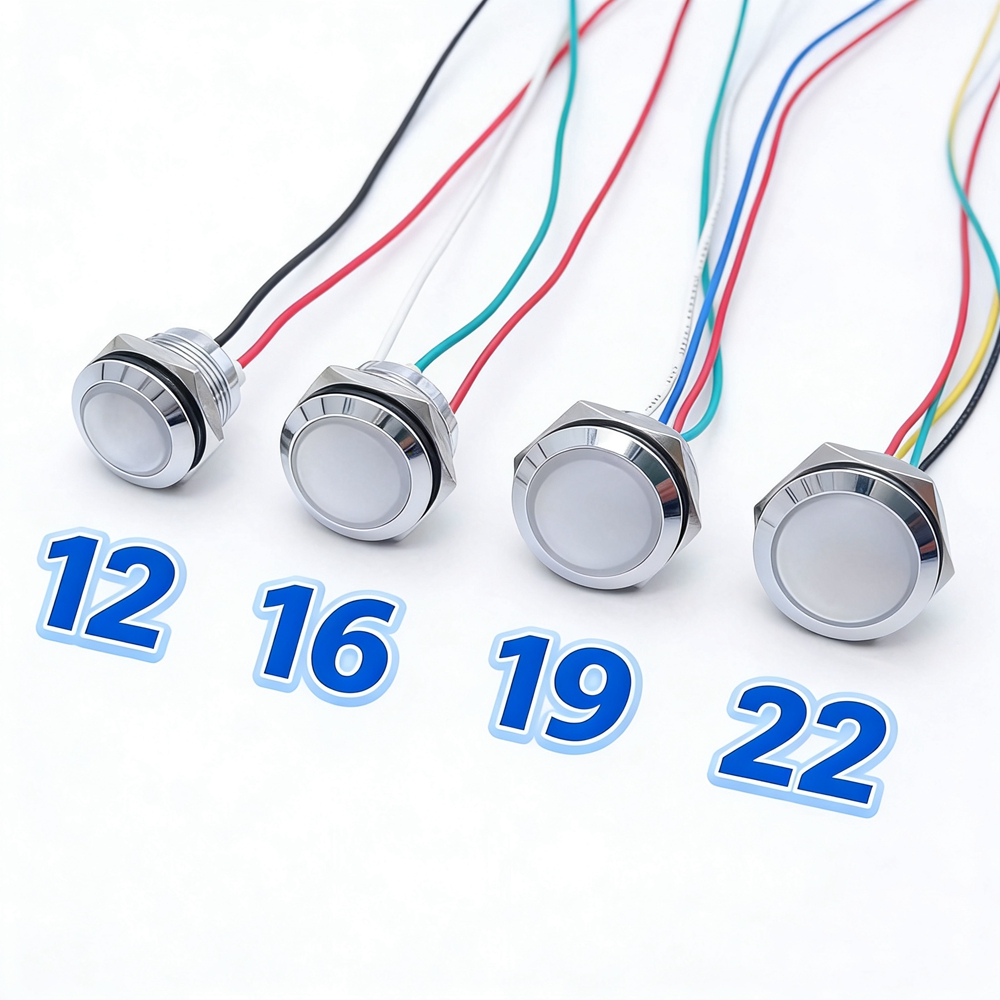 Metal LED Indicator Light 12mm - Signal Panel Orange reseña y precio