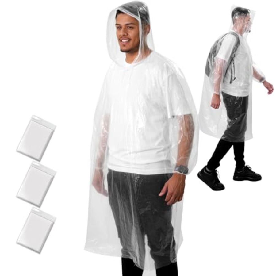 ANYOO Disposable Rain Poncho f - Emergency Poncho Rain reseña y precio