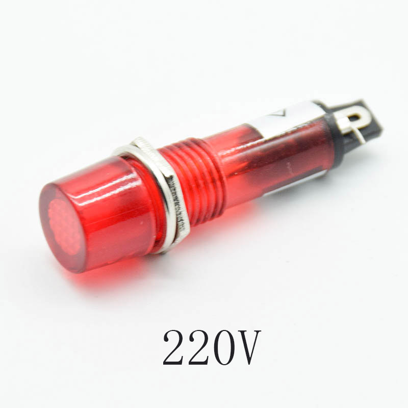 5Pcs 220V 12V 24V DC Mounting  - Signal Panel Orange reseña y precio