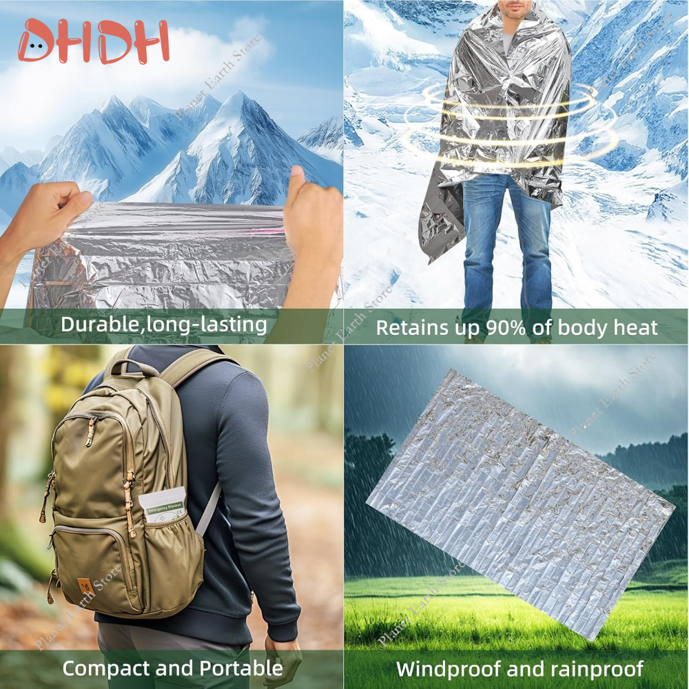 Emergency Thermal Blanket 5/10 - Survival Blanket Reflective reseña y precio