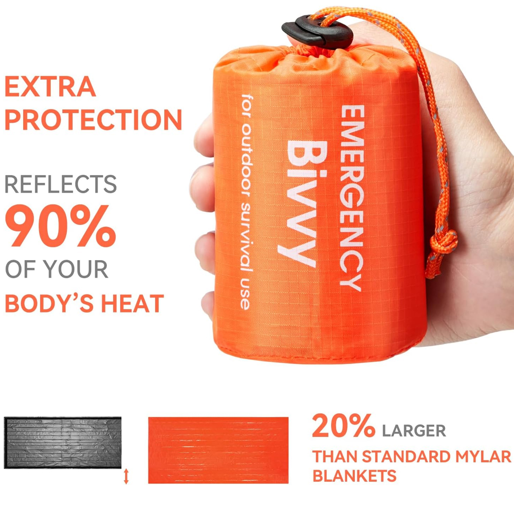 Emergency Sleeping Bag Surviva - Emergency Mylar Tent reseña y precio
