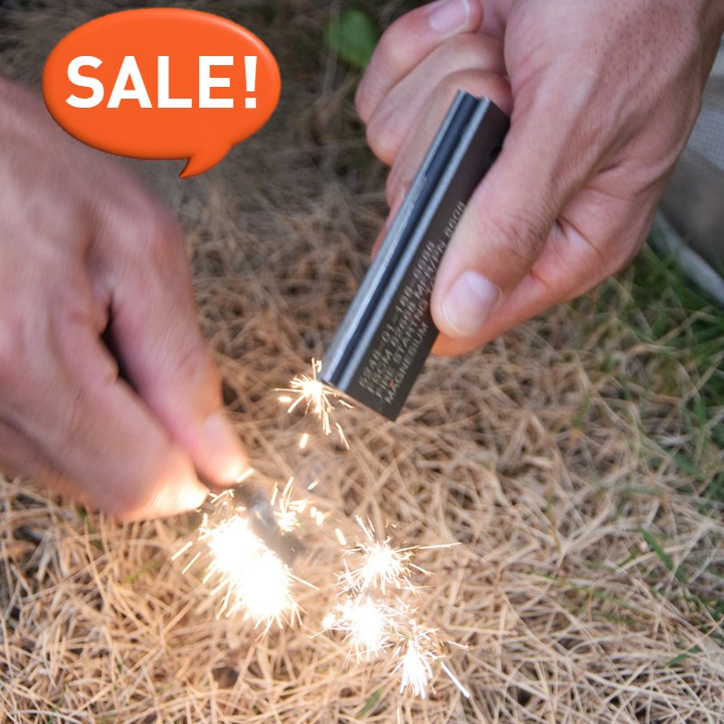 Waterproof Magnesium Flint & S - Magnesium Fire Starter reseña y precio