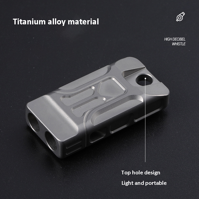 Titanium Alloy Whistle Multifu - Emergency Whistle Loud reseña y precio