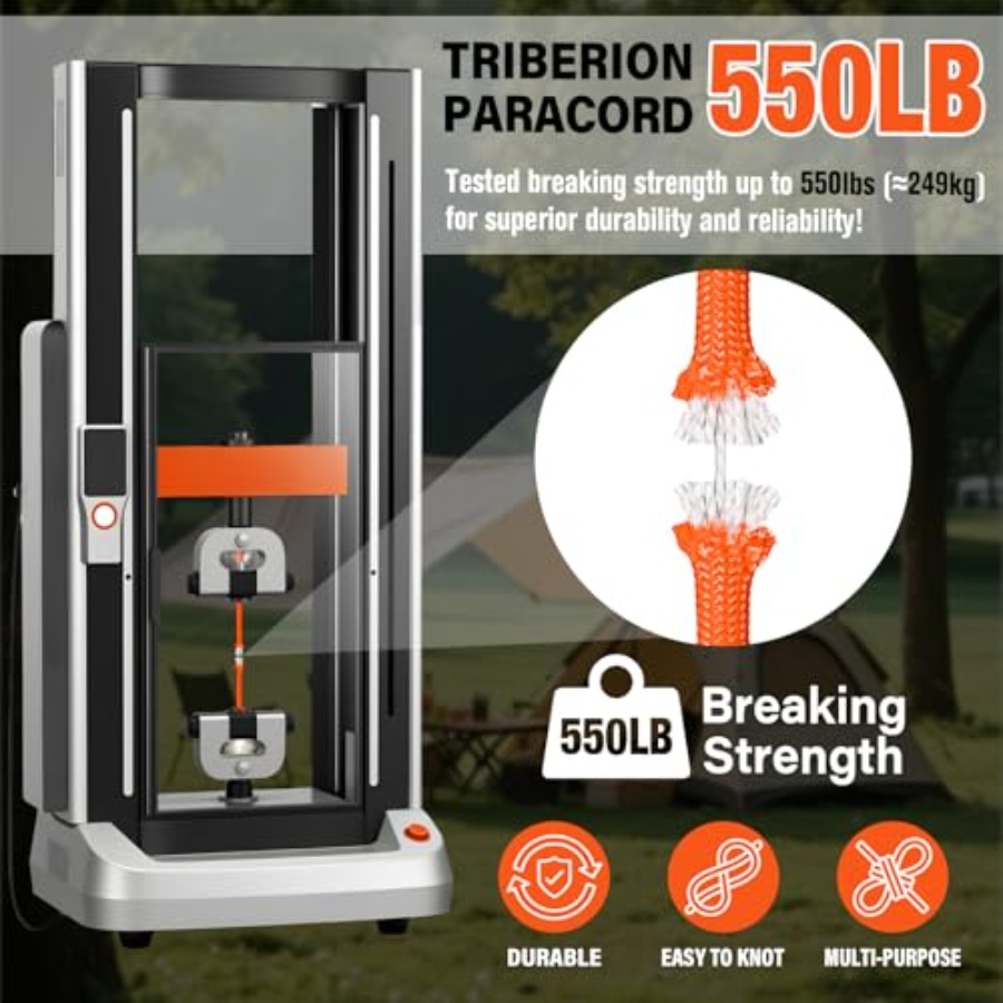 Heavy Duty 1000ft 5/32 4MM 7-S - Para Cord 1000Ft reseña y precio