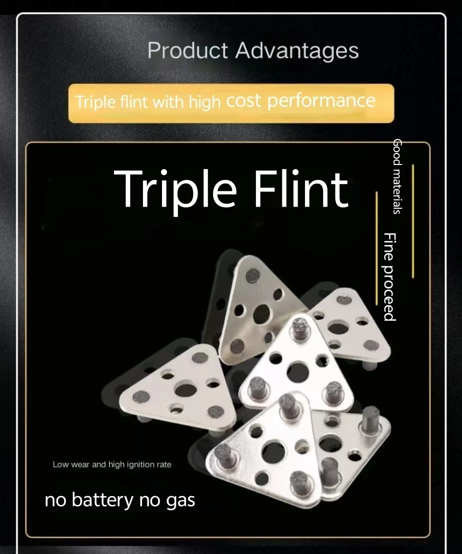 1pc Spark lighter stone Triple - Fire Starting Kit reseña y precio