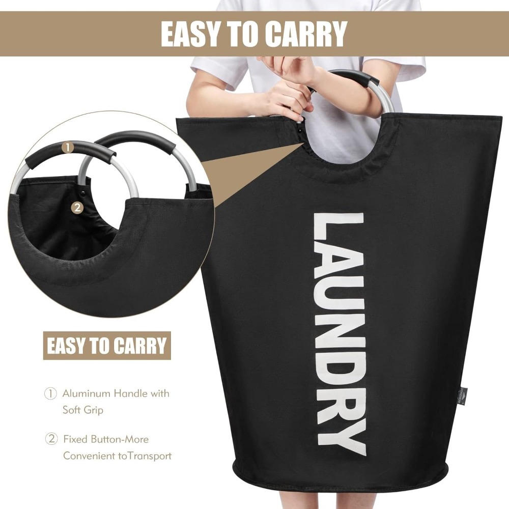 1pc Large Laundry Basket，Colla - Water Bag Collapsible reseña y precio