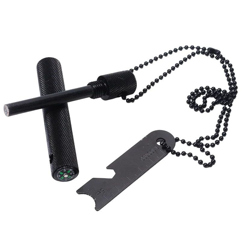 Magnesium Rod with Compass - W - Magnesium Fire Starter reseña y precio