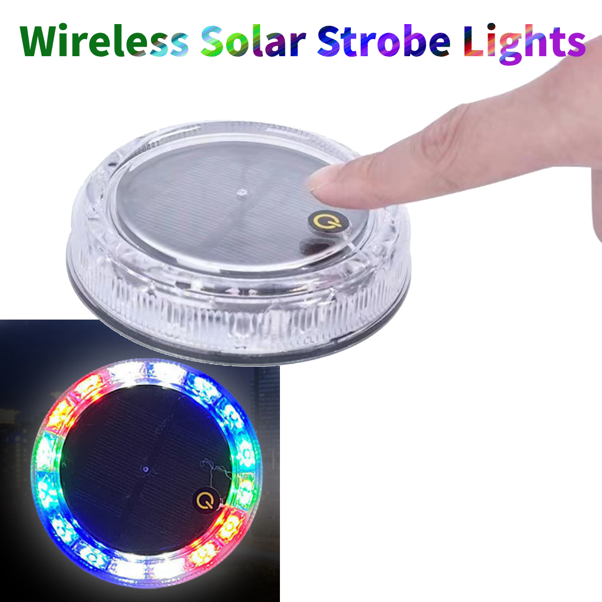 1/2x Car Wireless Strobe Touch - Sos Light Strobe reseña y precio