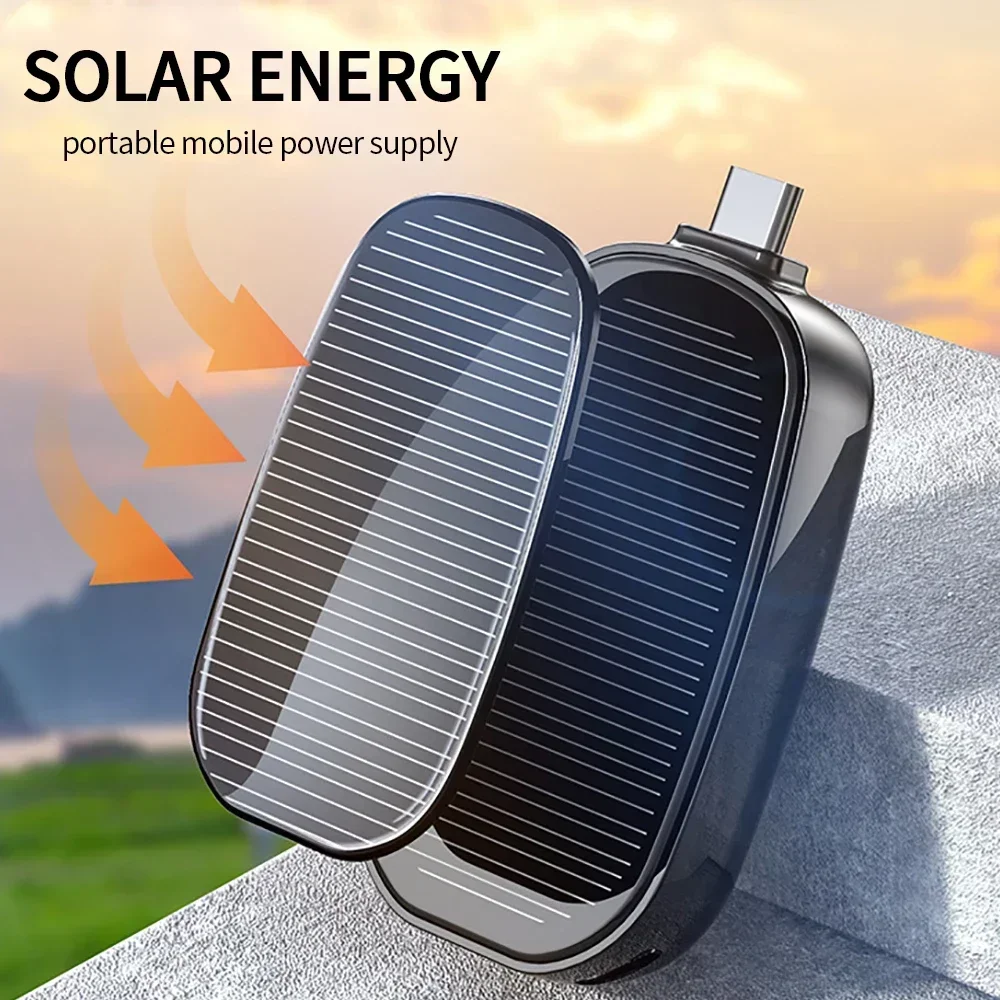 1200mAh Solar Mini Power Bank  - Solar Emergency Charger reseña y precio