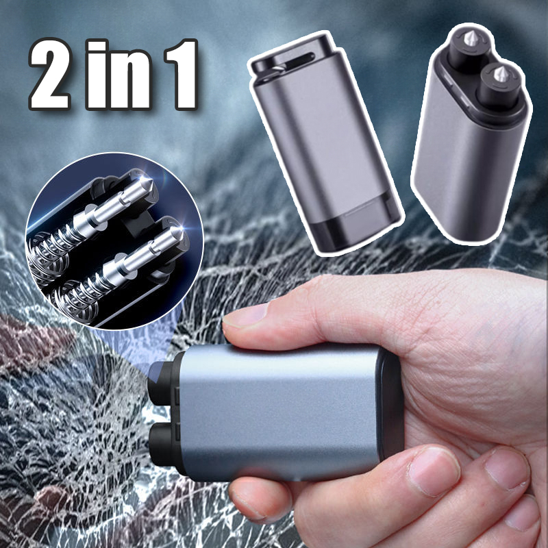 Car Safety Hammer 2-in-1 Windo - Rescue Rope Throw reseña y precio