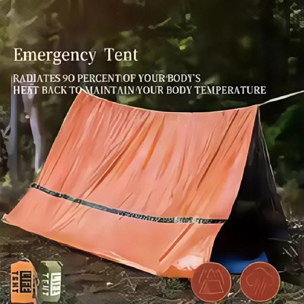 2-Person Emergency Survival Sh - Emergency Mylar Tent reseña y precio