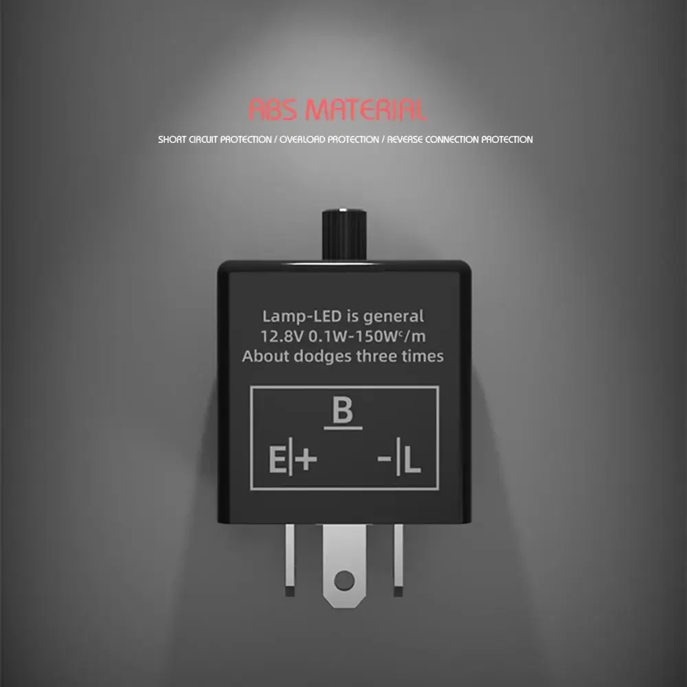 12v 3 pin Adjustable LED Flash - Sos Light Strobe reseña y precio