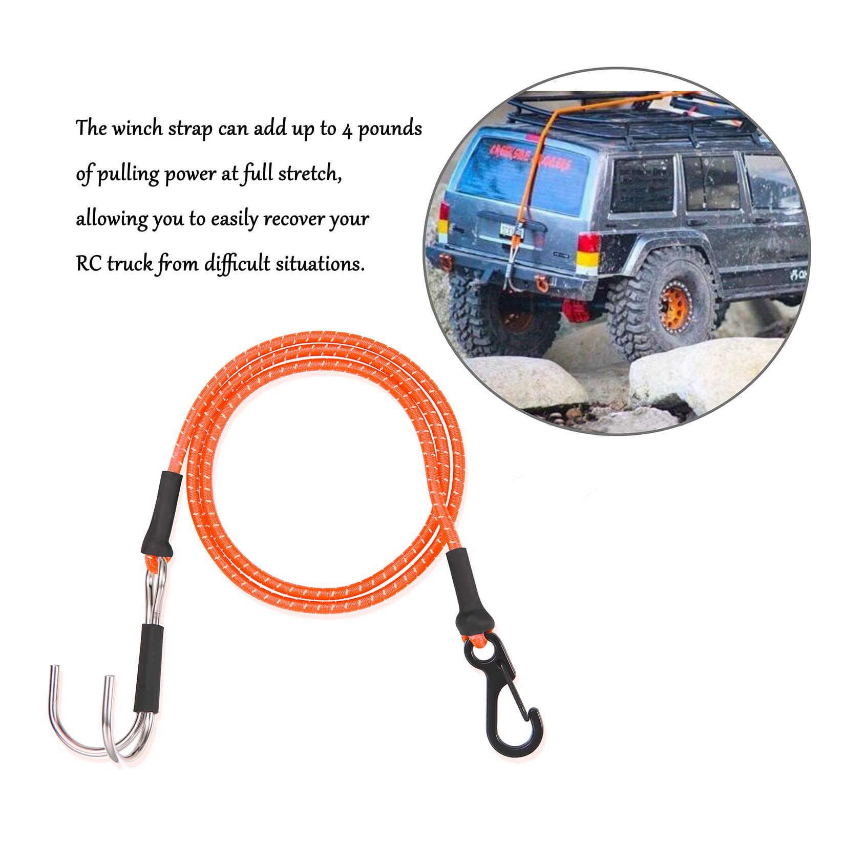 1/10 Kinetic Winch Strap Escap - Rescue Rope Throw reseña y precio
