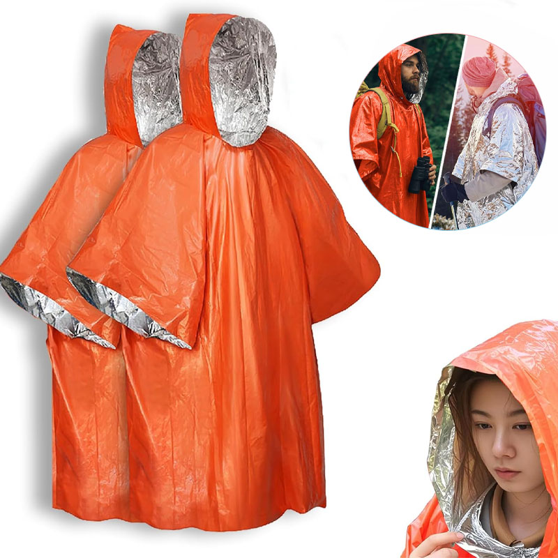 1-10PCS Compact Thermal Emerge - Survival Blanket Reflective reseña y precio
