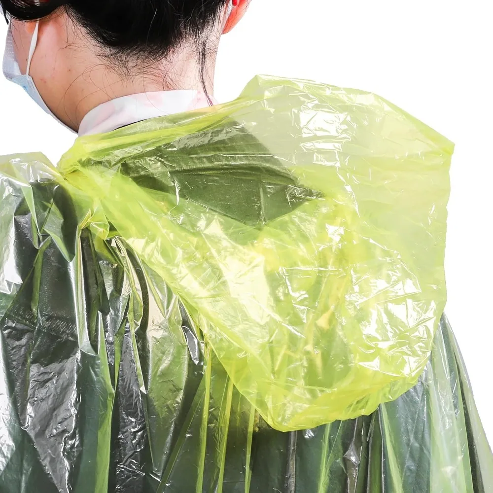 20 Pack Disposable Rain Poncho - Emergency Poncho Rain reseña y precio
