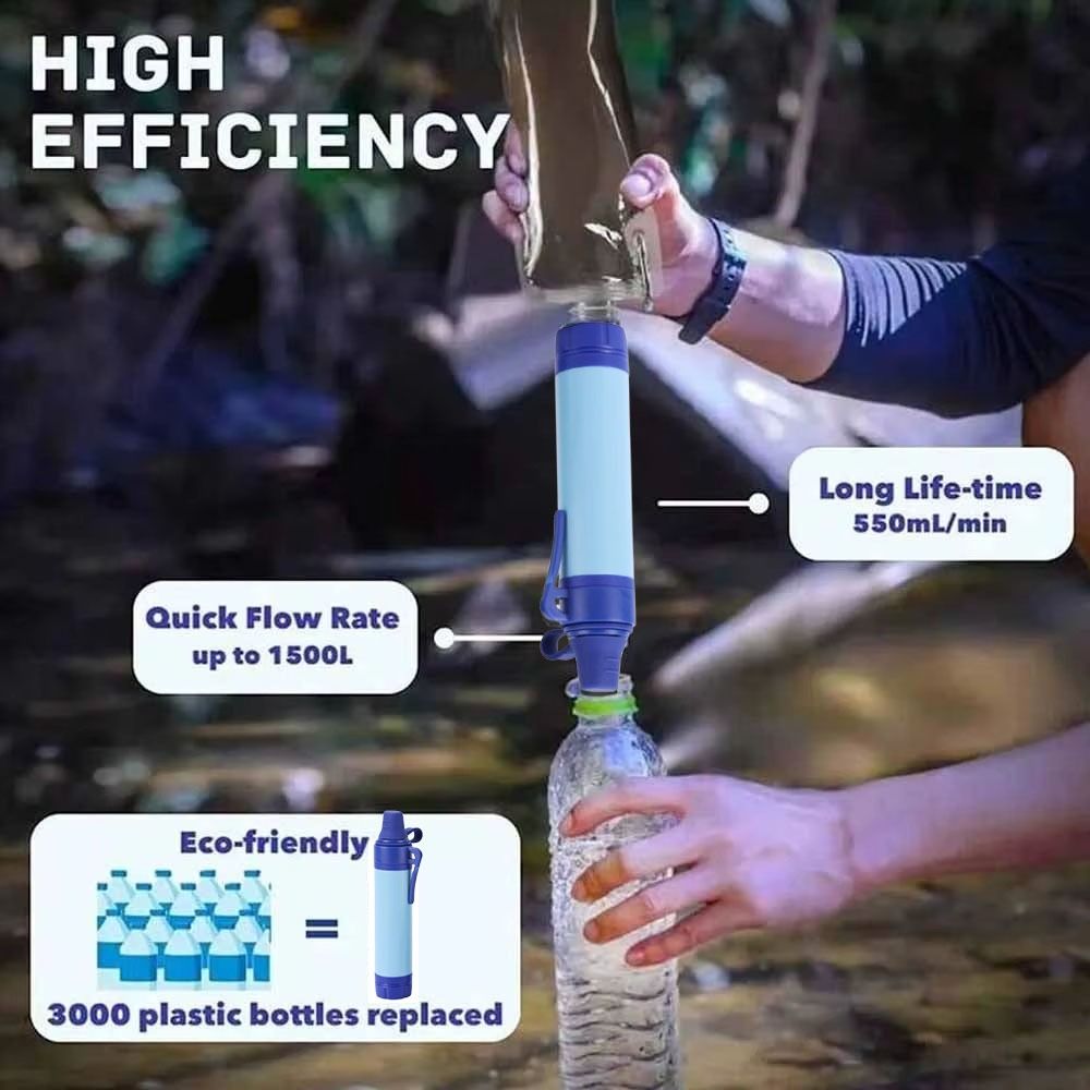 Mini Mini Water Filter Straw P - Water Purification Straw reseña y precio